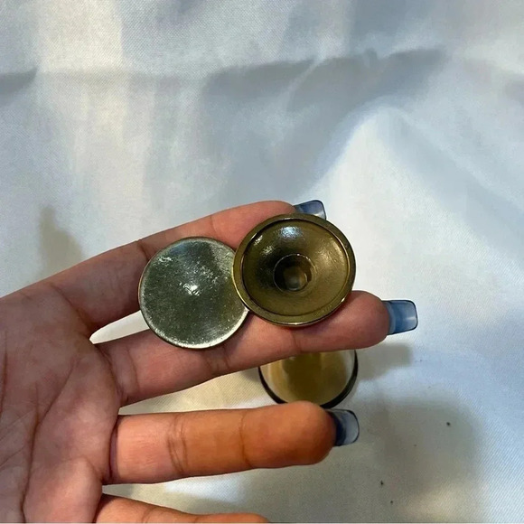 Vintage Brass Salt and Pepper Shakers - Picture 5 of 5